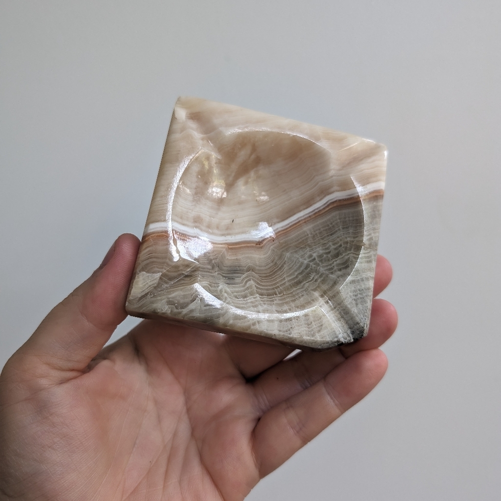 Vintage onyx ashtray